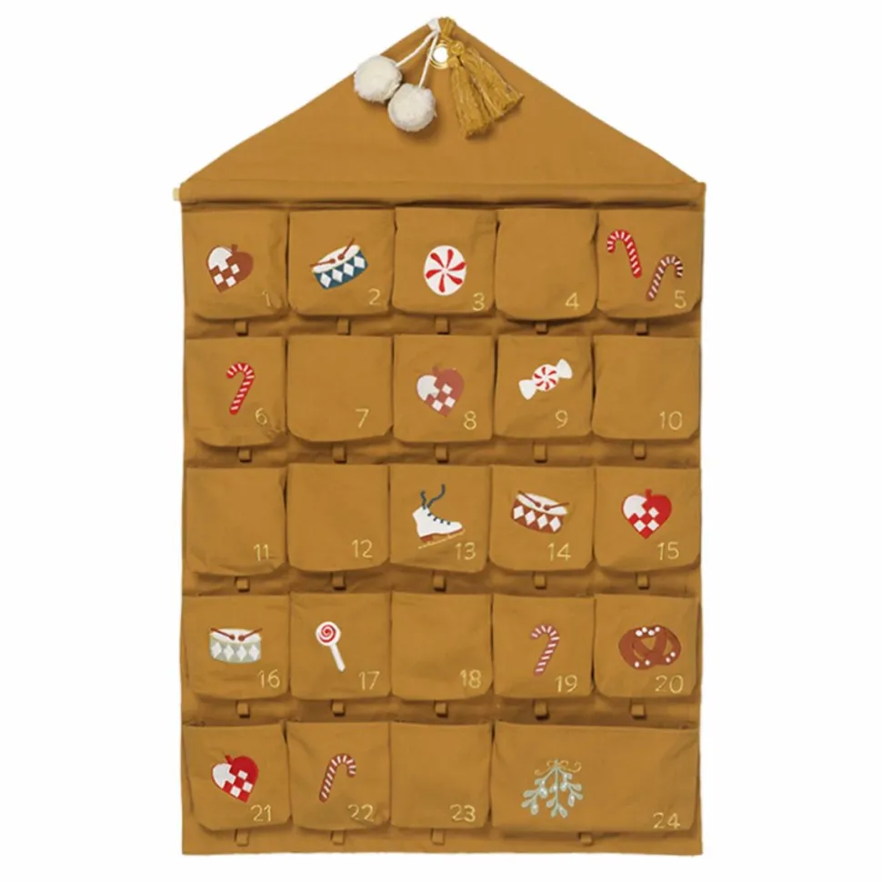 1-24 pakkekalender m. lommer - Nostalgi