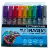 Allround tusser - Glitter, 9 stk