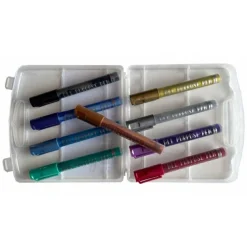 Allround tusser - Metallic, 9 stk