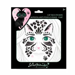 Ansigtsklistermærker - Kat