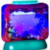 Aqua Dragons i akvarium m. LED lys