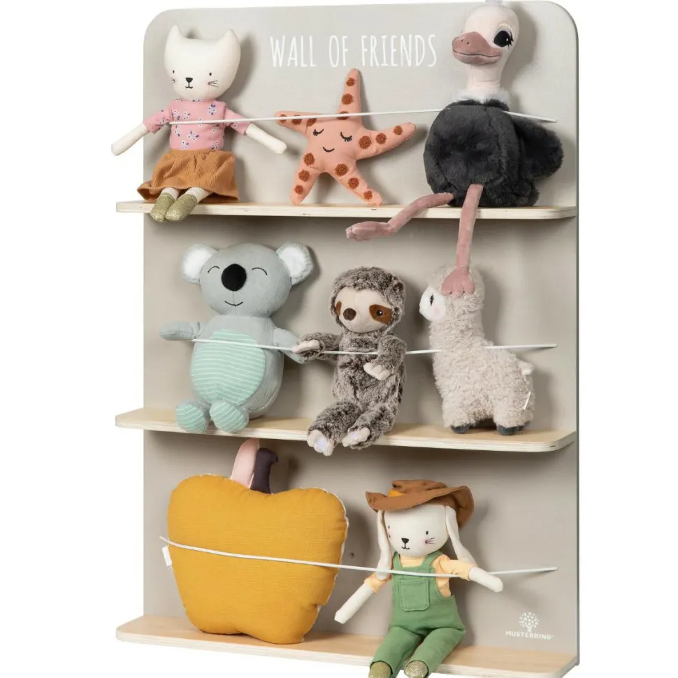 Bamse-hotel - Wall of Friends (grå/natur)