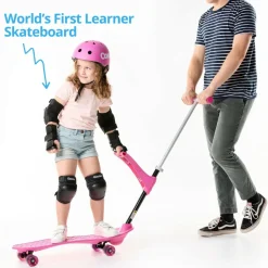 Begynder-skateboard - Pink