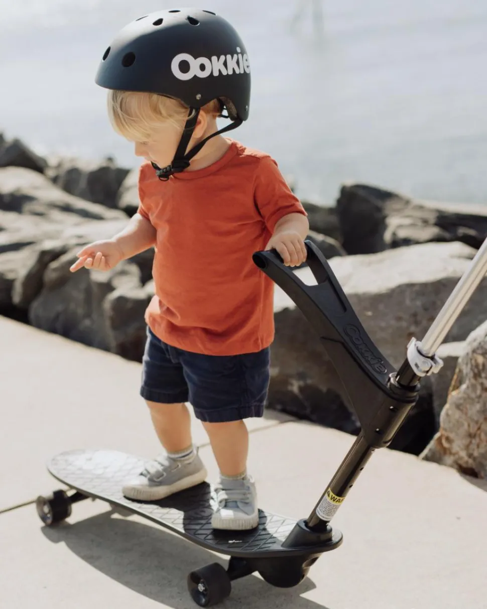 Begynder-skateboard - Sort