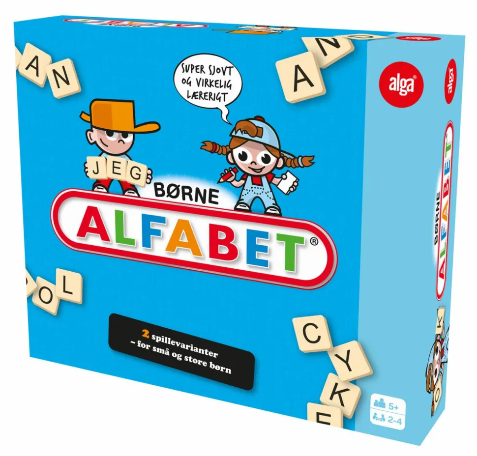 Børnekrydsordsspil - Leg med alfabet