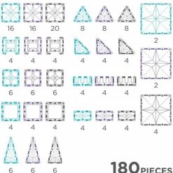Cleverclixx | Ice Crystal Mega, 180 stk