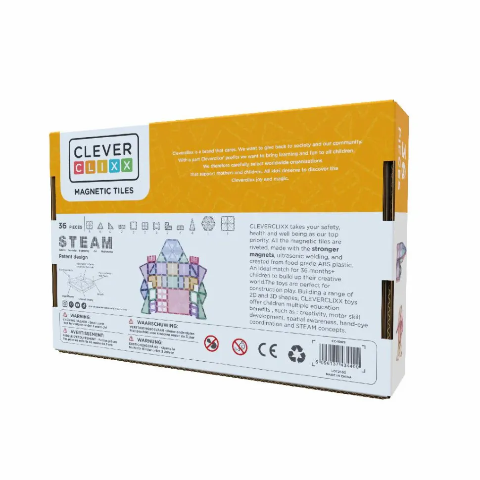 Cleverclixx | Pastel Mini, 36 stk