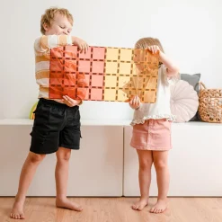 CONNETIX | Baseplates, Lemon & Peach, 2 stk