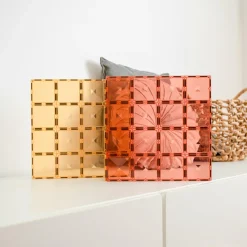 CONNETIX | Baseplates, Lemon & Peach, 2 stk