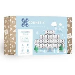 CONNETIX | Clear Rectangle, 12 stk