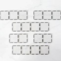 CONNETIX | Clear Rectangle, 12 stk