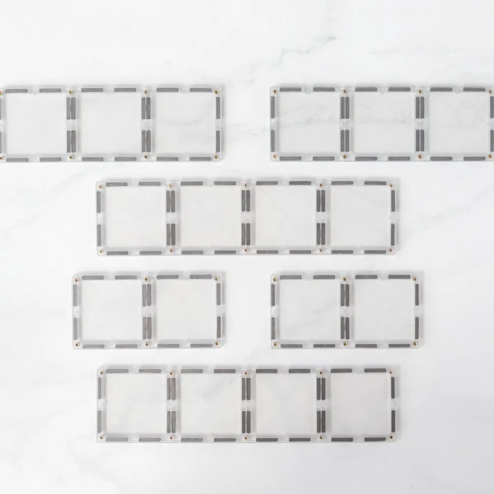 CONNETIX | Clear Rectangle, 12 stk
