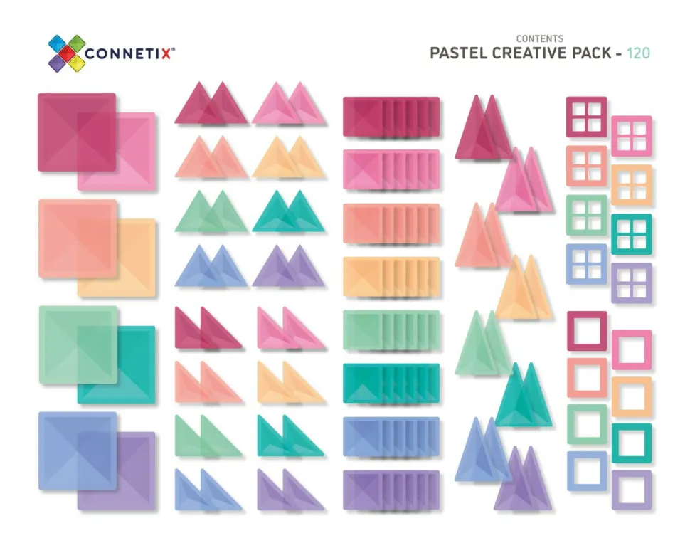 CONNETIX | Pastel Creative, 120 stk