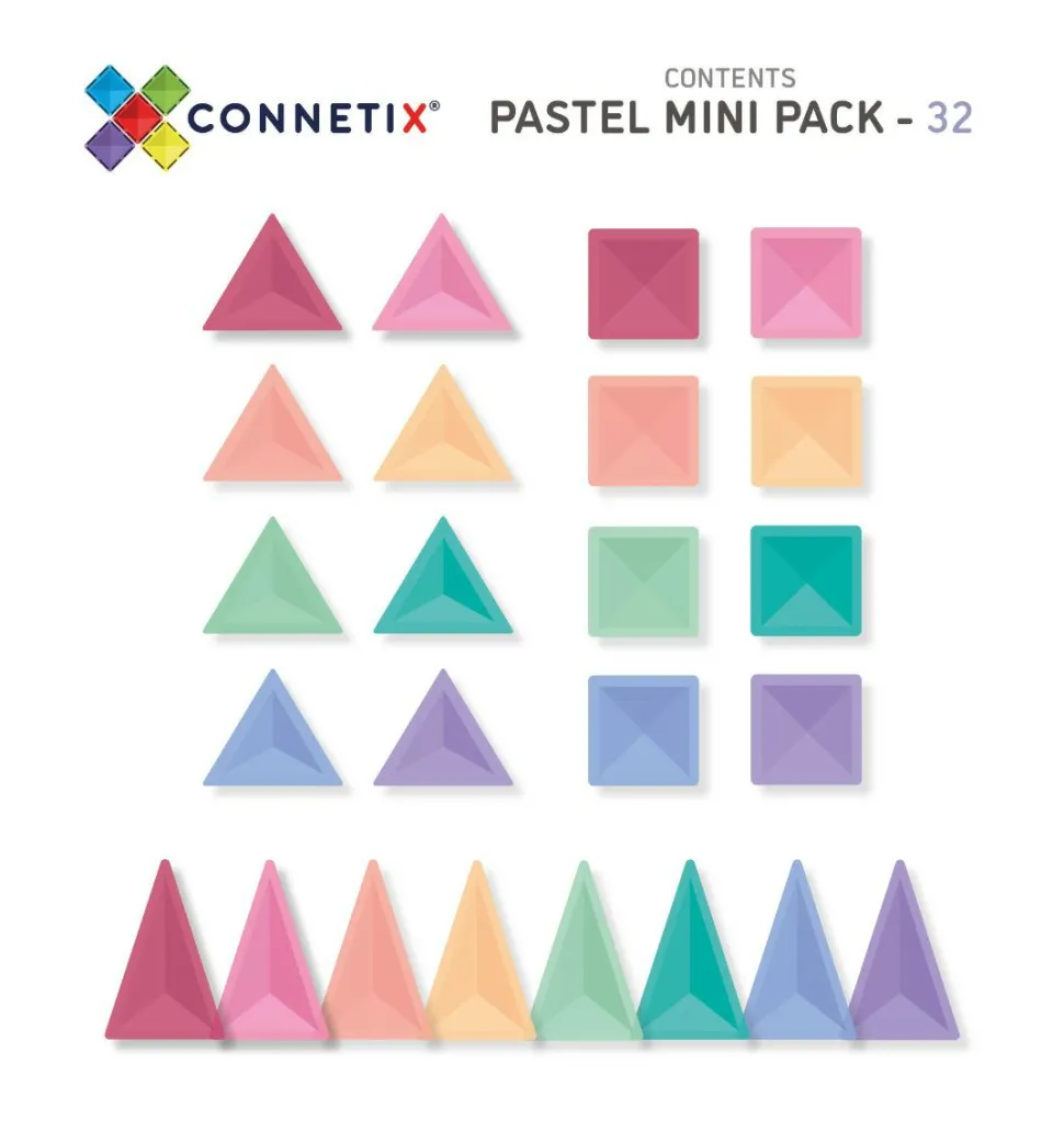 CONNETIX | Pastel Mini, 32 stk