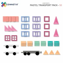 CONNETIX | Pastel Transport, 50 stk