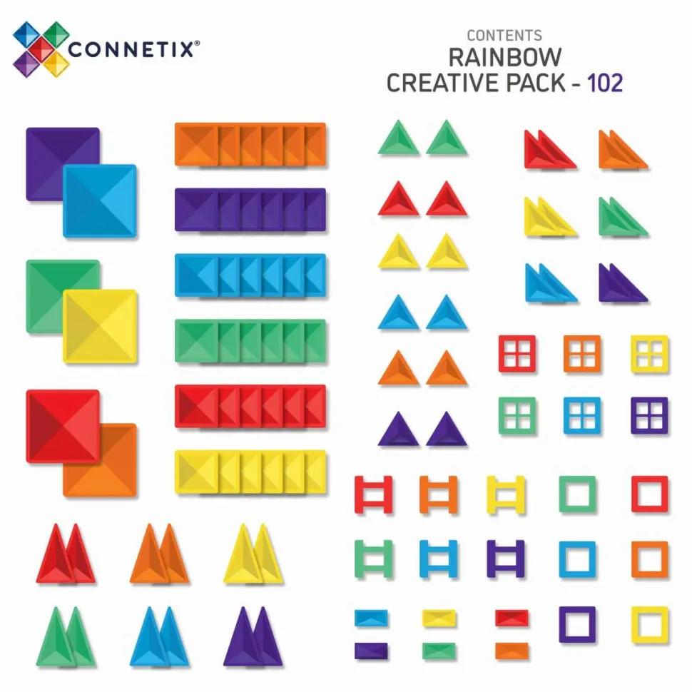 CONNETIX | Rainbow Creative, 102 stk