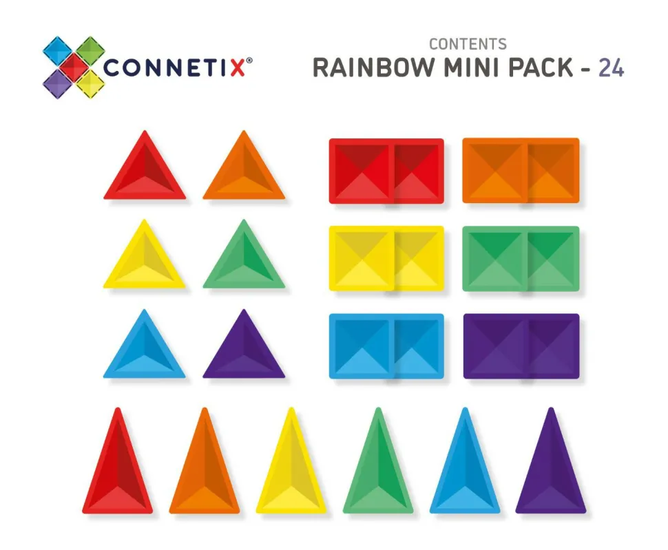 CONNETIX | Rainbow Mini, 24 stk