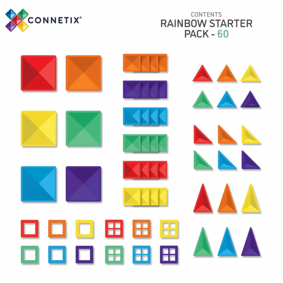 CONNETIX | Rainbow Starter, 60 stk