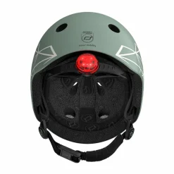 Cykelhjelm til baby, 45-51 cm - Green lines