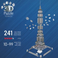 3D puslespil LED m. 216 brk. - Empire State