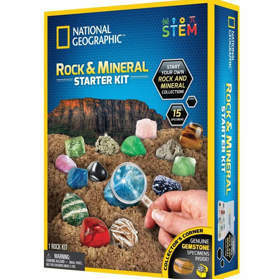 Ædelsten- og mineraler - Startsæt