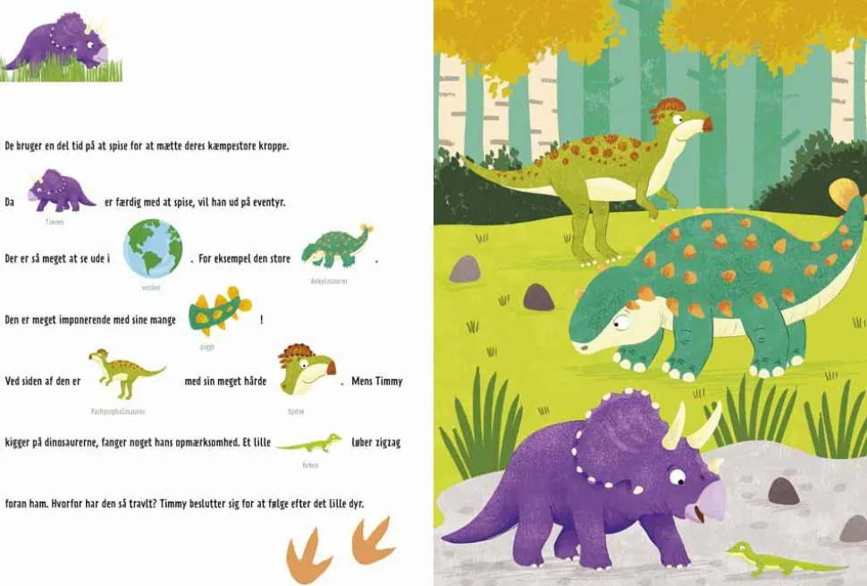 Dinosaurer aktivitetsbog - Den lille Triceratops