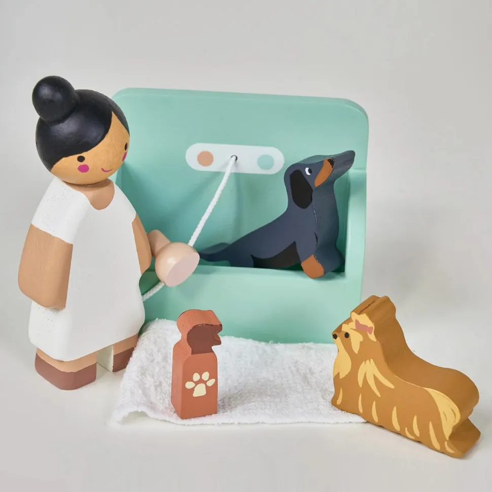 Dukkehus tilbehør - Hundesalon