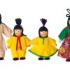 Dukker 12,5 cm - B: 4 familiemedlemmer