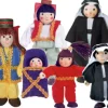 Dukker 12,5 cm - D: 6 familiemedlemmer