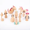 Eventyrkarakterer - Træfigurer, 10 stk