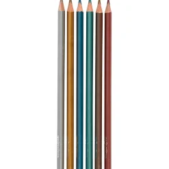 Farveblyanter - Metallic, 6 stk