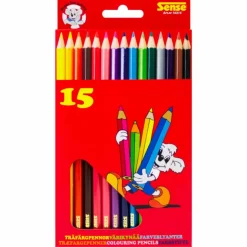 Farveblyanter, 15 stk