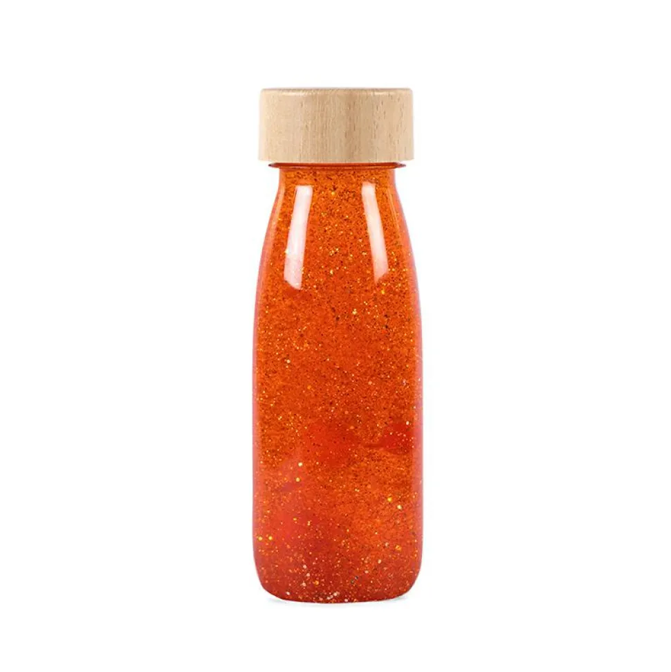 Fascinationsflaske - Orange glitter