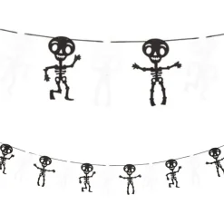 Filtguirlande - Skeletter, 300 cm
