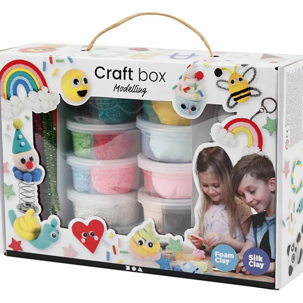 Foam Clay og Silk Clay i gaveæske