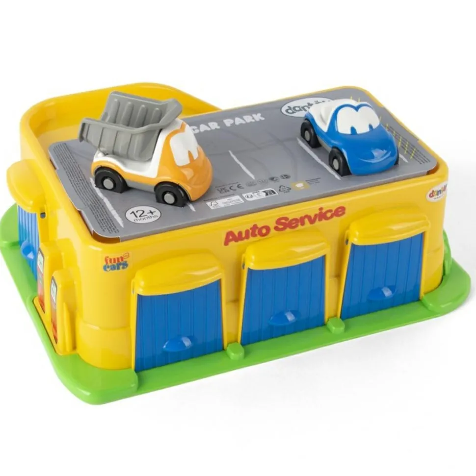FunCars garage, inkl. 2 biler