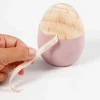 Æg af træ - H: 8 cm, 1 stk