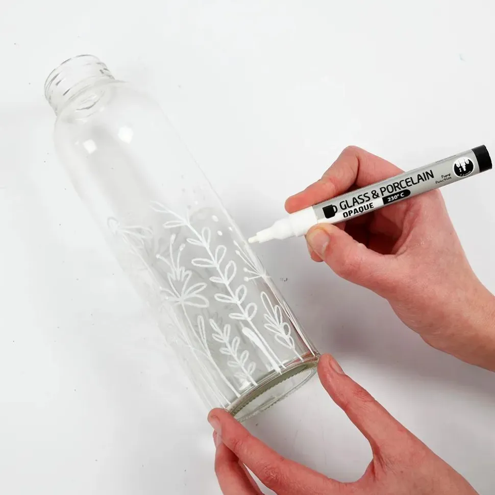 Glas- & porcelænstusser - Halvdækkende, 12 stk