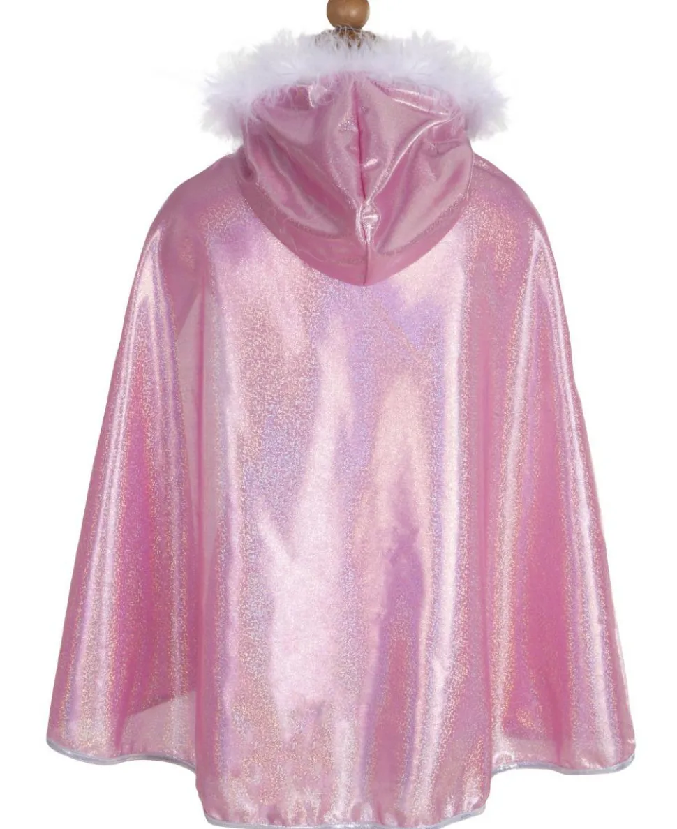 Glitterkappe med pelskant, str. 4-7 år