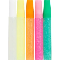 Glitterlim 10 ml. - Pastelfarver, 5 stk