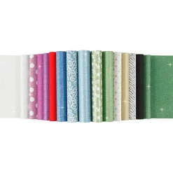 Glitterpapir A4, 30 ark
