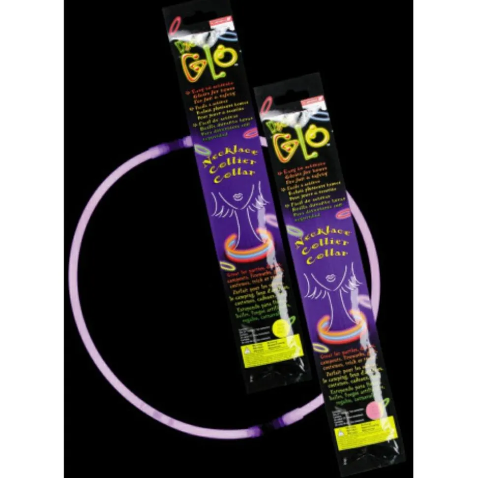 Glowstick halskæde (ass.), 1 stk