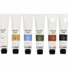 Gouache maling 20 ml. - Natur, 6 stk