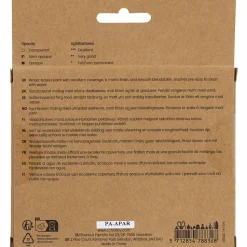 Gouache maling 20 ml. - Natur, 6 stk