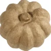 Græskar i papmaché - Ø16 cm.