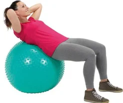 Gymnastikbold m. knopper - Ø65 cm.