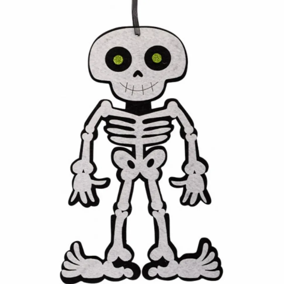 Halloween-ophæng - Skelet, 1 stk