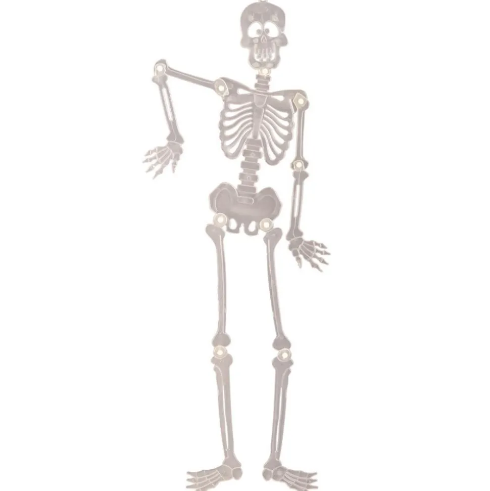 Halloween-ophæng - Skelet (selvlysende), 90 cm