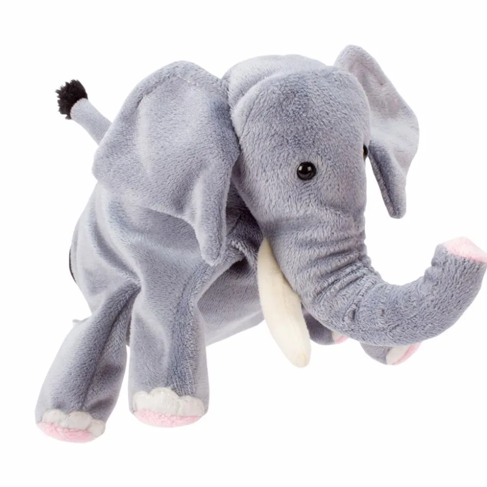 Hånddukke 29 cm - Elefant