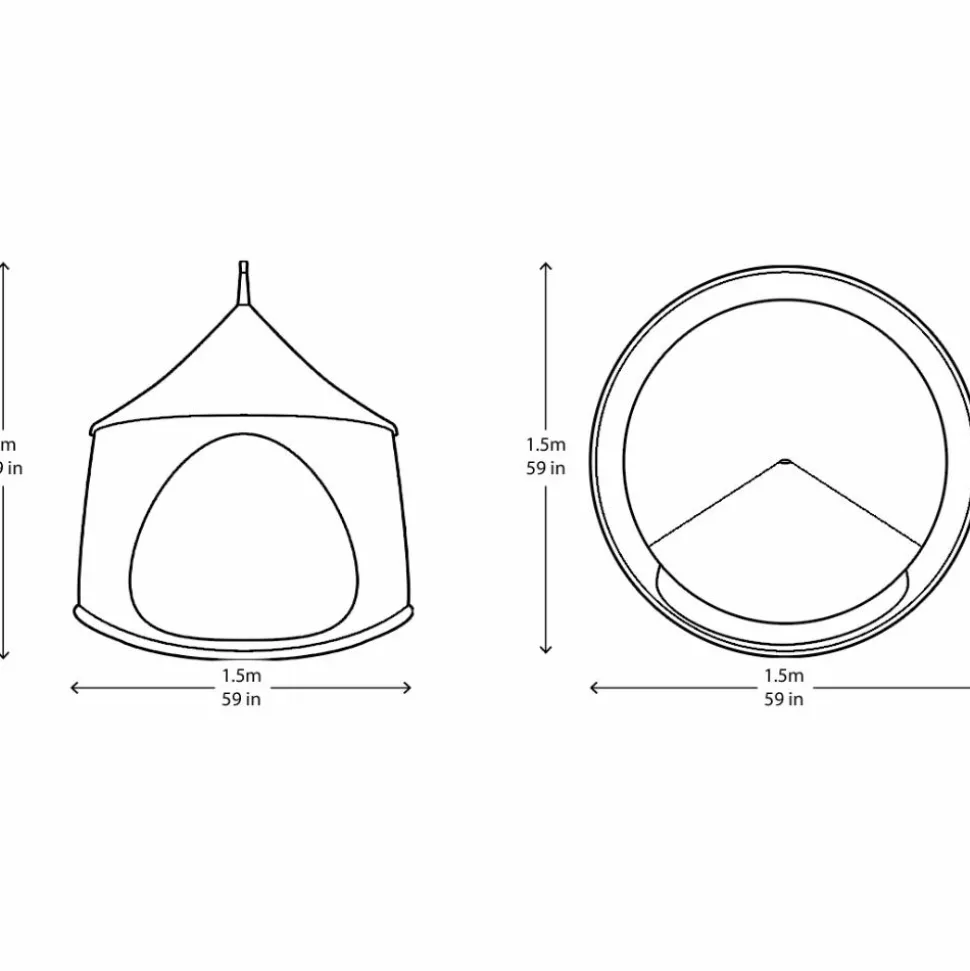 Hængehus Ø150 cm - Earth